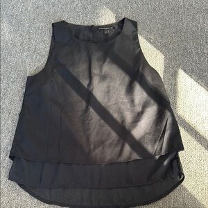 Black Sleeveless Tank Top